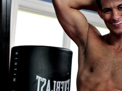 Sperma shot, Homo, Sportzaal, Masturbatie, Alleen