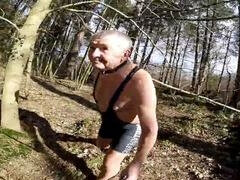 Thank you for the bdsm taste experience with Andy out in the woods