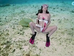 Vibratore, Hd, Masturbazione, Piccola, Rasata, Giochi, Sott'acqua, Webcam