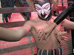 FrenzyBDSM Mature mistress and sadistic clamps Play