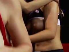 Beautiful and eager for sex beautiful friends play with each other