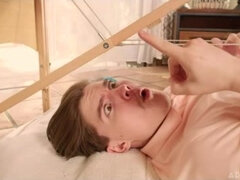 18, Obciąganie, Brunetka, Kutas, Twarzowy, Hardcore, Hd, Trójkąt