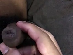 Small penis of a young man who loves to cum