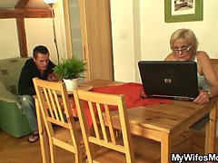 Old girlfriends mother takes it from behind