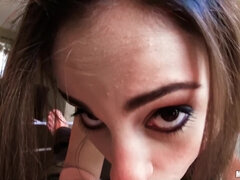 Rumpa, Snopp, Ansiktsbehandling, Latina, Liten och nätt, Piercing, Pov, Tuttar