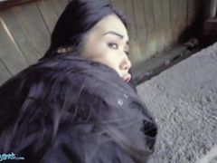 Amateur, Asiático, Dinero, Tetas naturales, Al aire libre, Pov, Ruso, Flaco