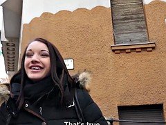 Mofos  European legal teen gets picked up and furthermore sucks penis