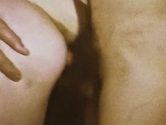 금발의, 오랄섹스, 사정 샷, 머리카락이 많은, 풀, 쓰리섬, 빈티지