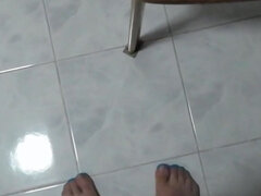 Leie, Asiatisch, Masturbation, Strumpfhose, Transfrau, Solo, Thai