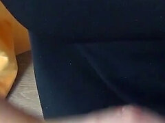 Leie, Spermaladung, Handjob, Nylon, Strumpfhose, Pov, Ehefrau