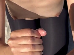 POV: Dick Sucked with a Handjob on a Golden Sand Beach