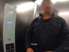 Law4k. having cunt drilled hard by security officer in front of boyfriend makes girl sperm