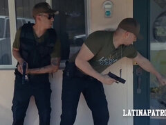 Kendall Kross Latina Patrol - cosplay uniform fetish with blonde being detained and fucked by police officers