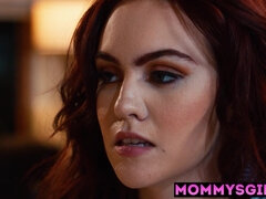 Creepy stepdaughter fucks steamy stepmom