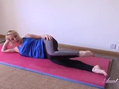 Lucinda Workout & Masturbation on Yoga Mat