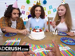 Stepdad Juan largo pounds willow Ryder's tight virgin pussy for her birthday