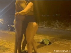 Cuckold humiliation with a new big-butt babe taking a fat black cock