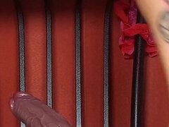 Ku Enjoying Her 30cm Dildo, Deep Masturbation Ends with Scandalous Squirting