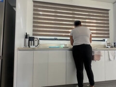 Playing with My Maid's Ass Then to the Fucking Spot Part 1