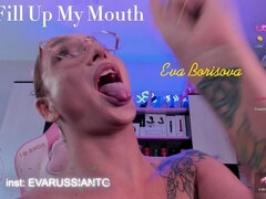 큰 음경, 큰 가슴, 딜도, 유럽인, 수음, 혼자, 웹캠