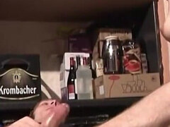 Kitchen fucking big cock sucking...cum in mouth