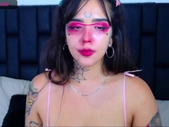 Nasty nymph thrilling cam show video