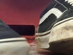 Leie, Europäisch, Füsse, Fußfetisch, Masturbation, Solo, Vintage