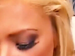 Analny, Duże cycki, Blondynka, Obciąganie, Para, Wytrysk, Mamuśka