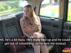 British babes stacey Saran & Ava austen indulge in steamy lesbian sex in a famous black cab