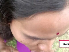 Kavita Bhabhi Outdoor Fuck with Boyfriend in Jungle - Desi Indian Marathi Doggy Style