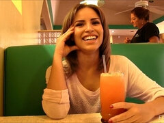 Kjole, Hæle, Massage, Monster, Orgasme, Offentlig, Solo, Sprøjter