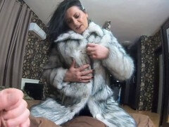 Πίπα, Μπότες, Δαντέλα, Ώριμη γυναίκα, Ρουφώντας