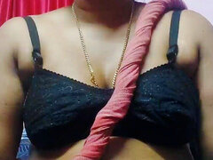 Amateur, Indio, Tetas naturales, Pezones, Solo