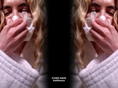 아마추어, 금발의, 유럽인, 페티쉬, 밀프, 조그마한, 혼자