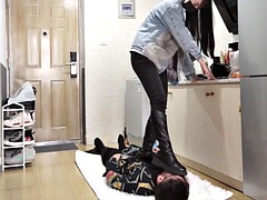 Ázijskej, Bdsm, Topánky, Čínske, Femdom, Fetiš