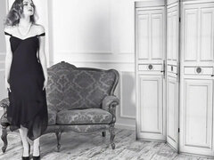 Krásky, Brunetka, Roztomilá, Péro, Ženský, Orgasmus, Pička, Sólo