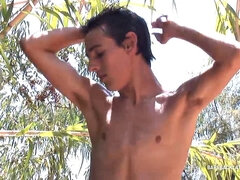 イく瞬間, チン, 手コキする, アウトドア