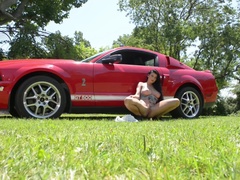 Κώλος, Μεγάλα βυζιά, Μαύρος, Αυτοκίνητο, Μουνί, Παπουτσια, Μόνος, Τατουάζ