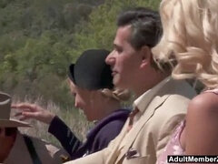 Peitos grandes, filming, romp