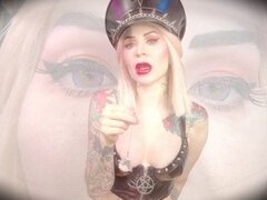 미인, 지배, 여자 지배, 페티쉬, 정부, 혼자, 문신