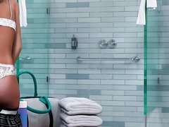 Timestamps: Lost Love #3 - Nerdy Girl Eats Pussy and Ass Inside of College Shower Room