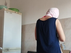 Amateur, Brunette brune, Fait maison, Cuisine, Mère que j'aimerais baiser, Solo