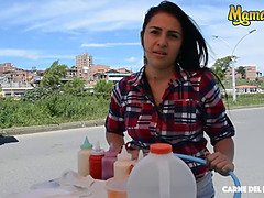 Andrea Gaviria Big Booty Latina Colombiana Teen Takes Huge Cock In Her Tight Pussy
