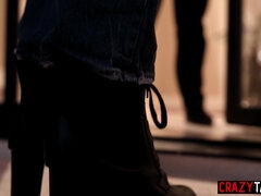 Anale, Culo, Fidanzato, Pisello, Di colore, Grezzo, Donna con pene, Succhiando