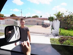 Keisha Grey is happy to be fucked in porn casting van