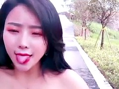 Amatör, Asiatisk, Onani, Utomhus, Softcore, Solo, Webb kamera