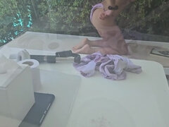 I Want To Make You Cuckold Look At How The Unknown Maintenance Man With The Big Cock Fucks Me