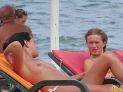 Røv, Strand, Blondine, Hd, Offentlig, Realitet, Teenager, Bryster