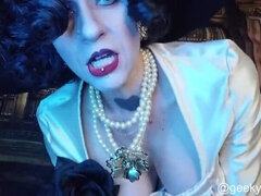 Big Tit Goth Goddess Jessica Nova Dominates as Lady Dimitrescu - JOI & Femdom POV