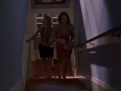 Hot Blonde and Brunette Lesbians in Lingerie - American Pie 2 Best Scene